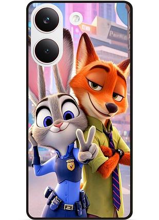 Силіконовий чохол бампер для xiaomi poco x8 pro джуді звірополіс