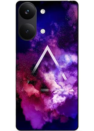Силіконовий чохол бампер для xiaomi poco x8 pro max з малюнком космос галактика