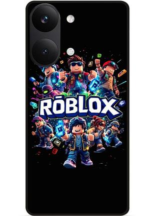 Силіконовий чохол бампер для xiaomi poco x8 pro max з малюнком roblox роблокс