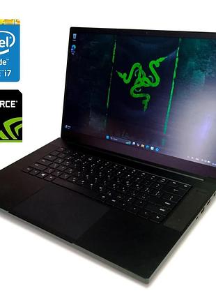 Игровой ноутбук б-класс razer blade 15 rz09-02705e75 / 15.6" (1920x1080) ips / intel core i7-8750h (6 (12) ядер по 2.2 - 4.1 ghz)