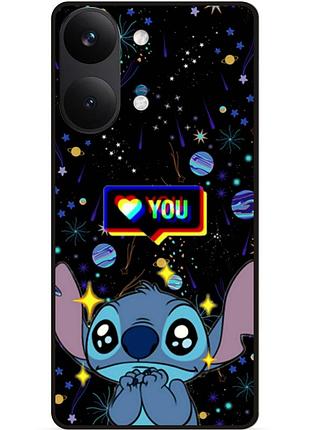 Силіконовий бампер чохол для xiaomi poco x8 pro max стіч stitch