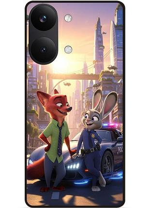 Силіконовий бампер чохол для xiaomi poco x8 pro max з картинкою звірополіс джуді