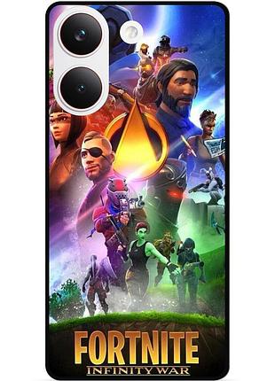Силіконовий чохол бампер для xiaomi poco x8 pro з малюнком fortnite фортнайт