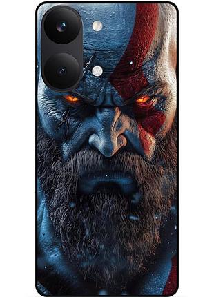 Чохол силіконовий бампер для xiaomi poco x8 pro max з картинкою god of war