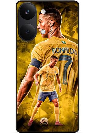 Силіконовий чохол бампер для xiaomi poco x8 pro max з малюнком роналдо аль наср ronaldo