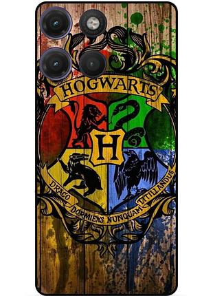 Чохол силіконовий бампер для motorola moto g17 з малюнком hogwarts гоґвортс гаррі поттер harry potter