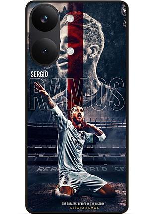 Силіконовий чохол бампер для xiaomi poco x8 pro max з малюнком sergio ramos серхио рамос