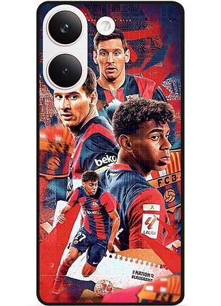Силіконовий чохол бампер для xiaomi poco x8 pro з малюнком ламин ямаль lamine yamal messi
