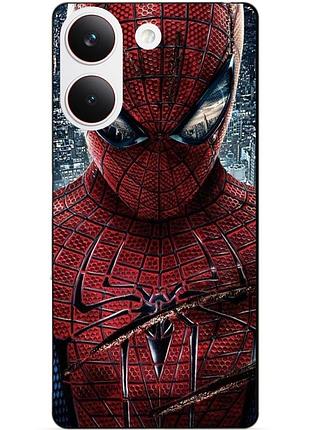 Силіконовий чохол бампер для xiaomi poco x8 pro людина-павук spider man