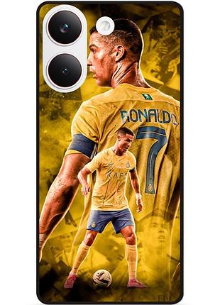 Силіконовий чохол бампер для xiaomi poco x8 pro з малюнком роналдо аль наср ronaldo