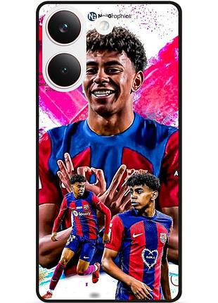 Силіконовий чохол бампер для xiaomi poco x8 pro з малюнком lamine yamal ламин ямаль
