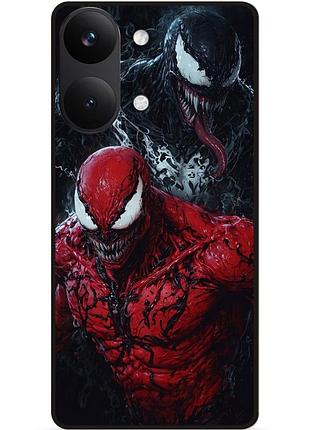 Силіконовий чохол бампер для xiaomi poco x8 pro max з малюнком venom карнаж веном