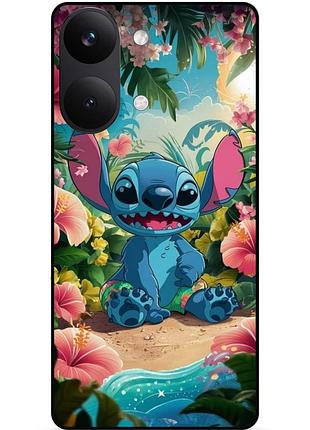 Чехол силиконовый бампер для xiaomi poco x8 pro max с рисунком stitch стич