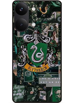 Чохол силіконовий бампер для xiaomi poco x8 pro max з малюнком слизерин slytherin гаррі поттер harry potter