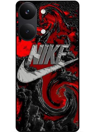 Чохол силіконовий бампер для xiaomi poco x8 pro max з картинкою nike найк