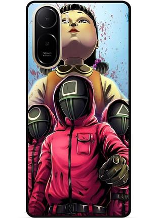 Силіконовий чохол бампер для xiaomi redmi a7 pro з малюнком гра в кальмара