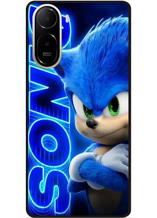 Силиконовый чехол бампер для xiaomi redmi a7 pro соник sonik
