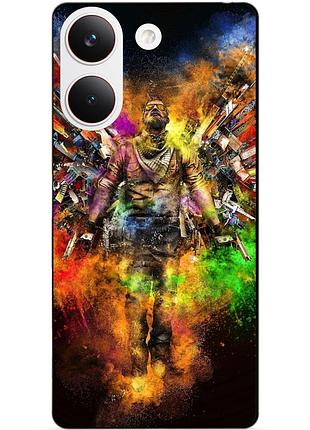 Силіконовий чохол бампер для xiaomi poco x8 pro з малюнком воїн контр-страйк counter-strike