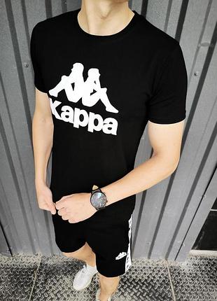 Мужская футболка kappa черная