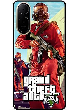 Силіконовий бампер чохол для xiaomi redmi a7 pro з малюнком gta гта