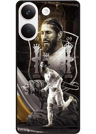 Силіконовий чохол бампер для xiaomi poco x8 pro з малюнком sergio ramos серхио рамос real