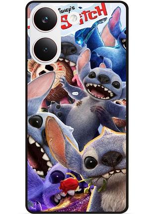 Силіконовий бампер чохол для xiaomi poco x8 pro з картинкою стіч stitch