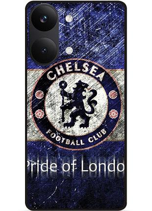 Силіконовий чохол бампер для xiaomi poco x8 pro max з малюнком челси chelsea