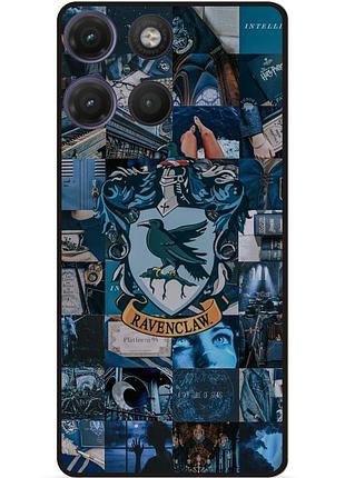 Чохол силіконовий бампер для motorola moto g17 з картинкою когтевран ravenclaw гаррі поттер harry potter
