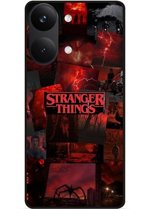 Силіконовий чохол для xiaomi poco x8 pro max з картинкою stranger things дивні дива