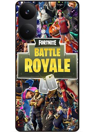 Силіконовий чохол бампер для xiaomi poco x8 pro max гра fortnite фортнайт