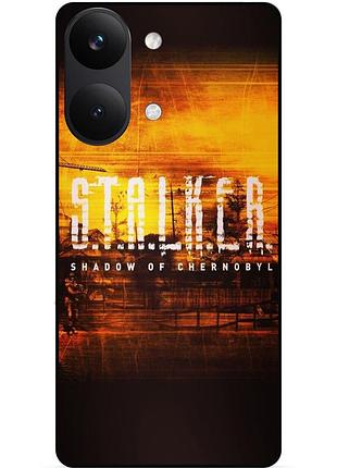 Силіконовий бампер чохол для xiaomi poco x8 pro max з малюнком stalker сталкер