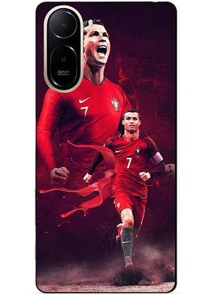 Силіконовий чохол бампер для xiaomi redmi a7 pro з малюнком ronaldo португалія роналдо