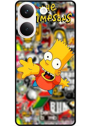 Силіконовий чохол бампер для xiaomi poco x8 pro з малюнком стикери гравіті фолз футурама маріо