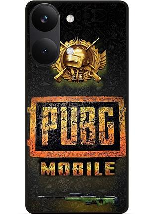 Силіконовий чохол бампер для xiaomi poco x8 pro max з малюнком пабг pubg