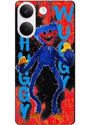 Силіконовий чохол бампер для xiaomi poco x8 pro з малюнком huggy wuggy хаггі вагі