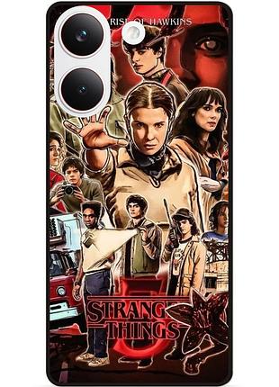 Силіконовий бампер чохол для xiaomi poco x8 pro кіно stranger things дивні дива