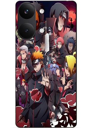 Силіконовий чохол бампер для xiaomi poco x8 pro max з малюнком наруто naruto аніме