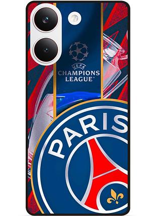 Силіконовий чохол бампер для xiaomi poco x8 pro з малюнком псж psg