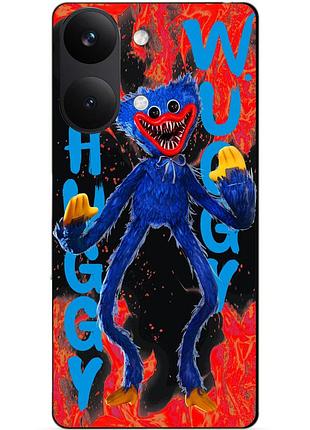 Силіконовий чохол бампер для xiaomi poco x8 pro max з малюнком huggy wuggy хаггі вагі