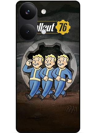 Силіконовий чохол бампер для xiaomi poco x8 pro max фоллаут fallout