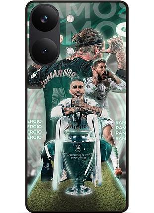 Силіконовий чохол бампер для xiaomi poco x8 pro max з малюнком серхио рамос sergio ramos