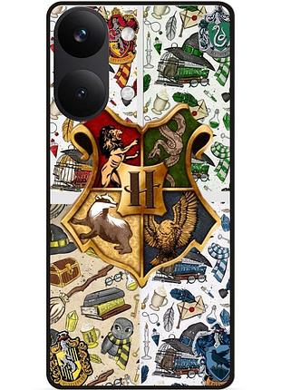 Чохол силіконовий бампер для xiaomi poco x8 pro max з малюнком hogwarts гоґвортс гаррі поттер harry potter