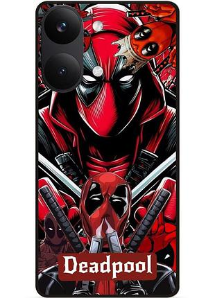 Силіконовий бампер чохол для xiaomi poco x8 pro max з малюнком deadpool дедпул
