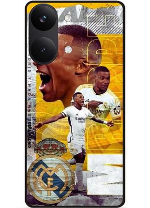Силіконовий чохол бампер для xiaomi poco x8 pro max з малюнком mbappe мбаппе real