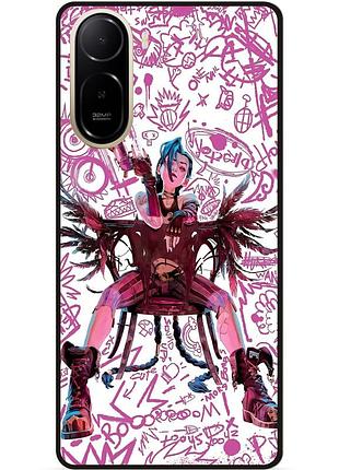 Силіконовий бампер чохол для xiaomi redmi a7 pro з малюнком arcane аркейн