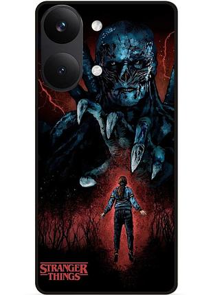 Силіконовий чохол бампер для xiaomi poco x8 pro max з картинкою дивні справи дивні дива