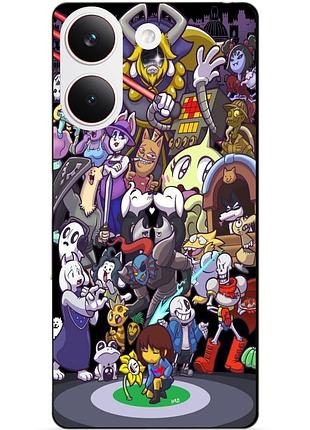 Силіконовий чохол бампер для xiaomi poco x8 pro з малюнком undertale андертейл