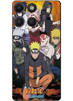 Силіконовий чохол бампер для motorola moto g17 з малюнком naruto наруто аніме