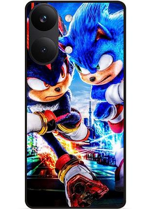 Силіконовий бампер чохол для xiaomi poco x8 pro max з малюнком соник sonik