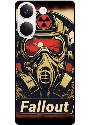 Силіконовий чохол бампер для xiaomi poco x8 pro fallout фоллаут